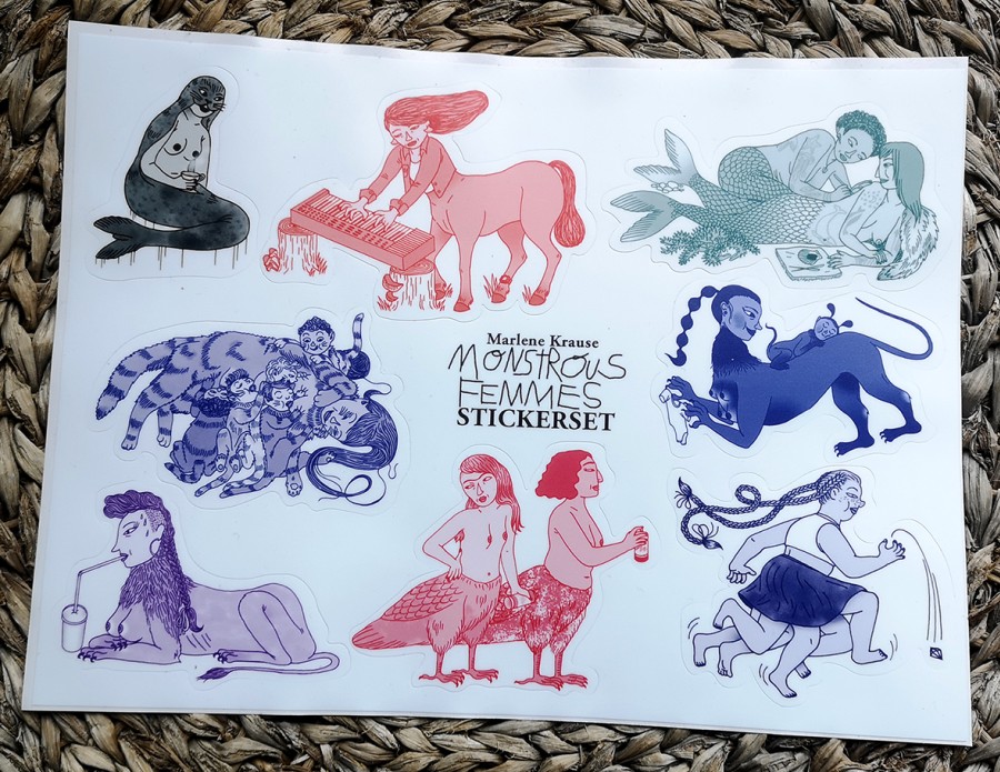 MONSTROUS FEMMES stickerset