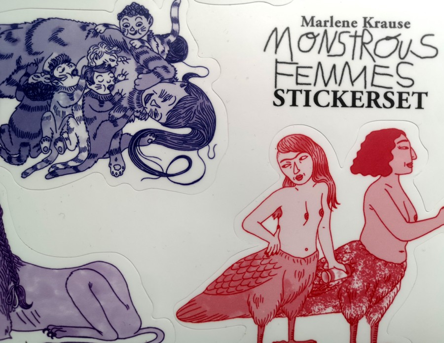 MONSTROUS FEMMES stickerset